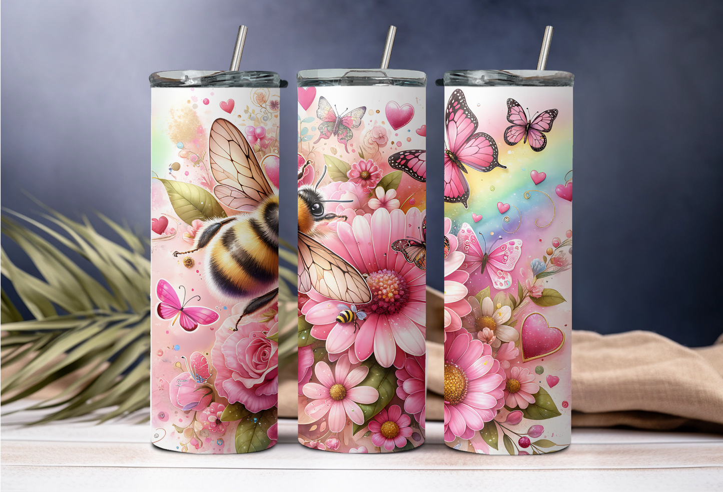 Bees & Butterfly 20oz