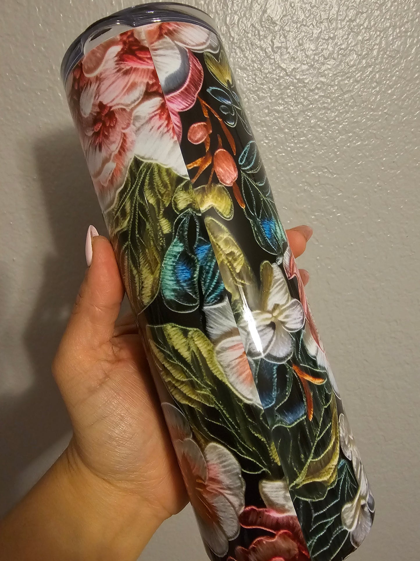 Floral Embroidery 20oz