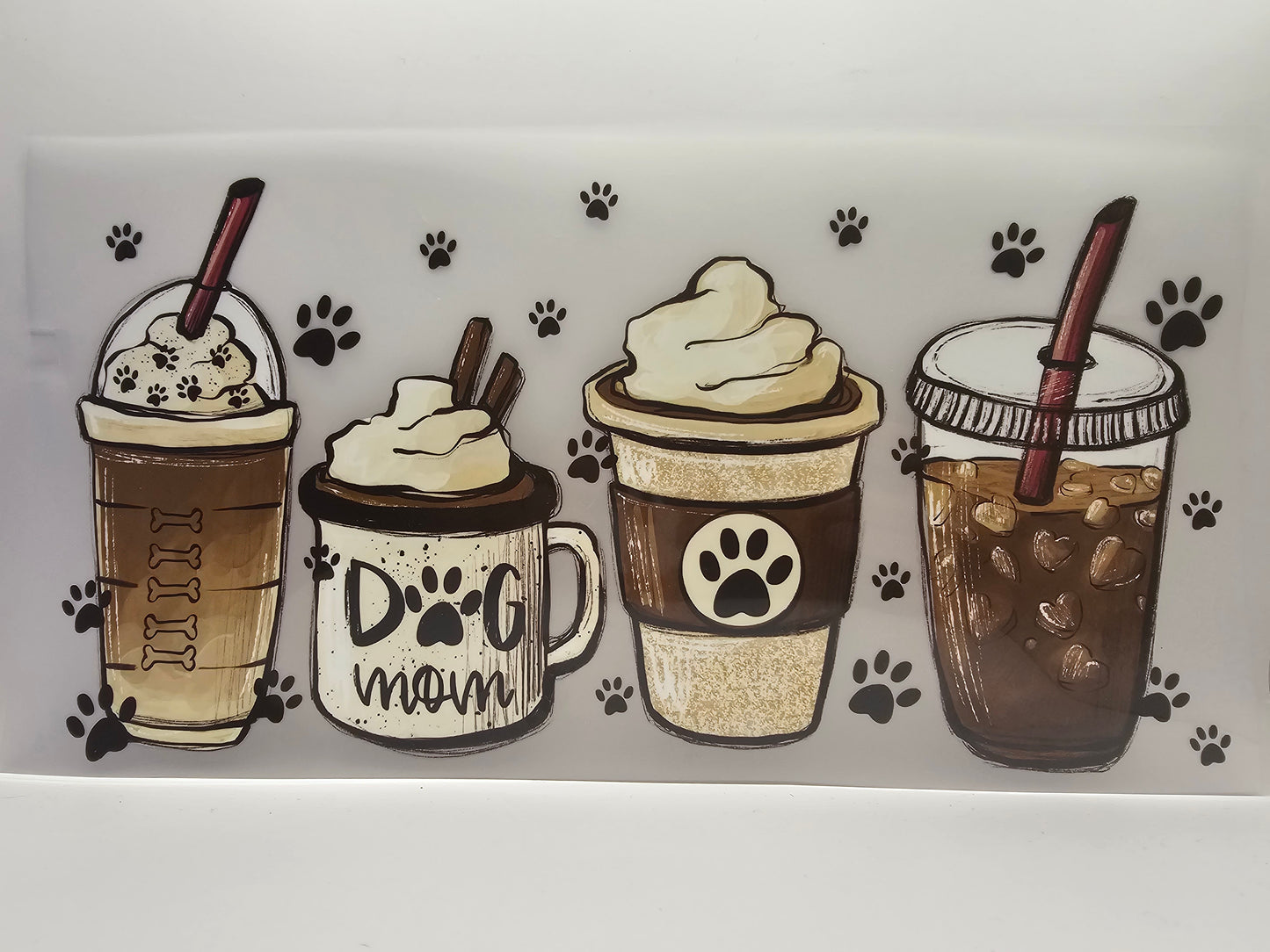 Dog Mom Coffee Print