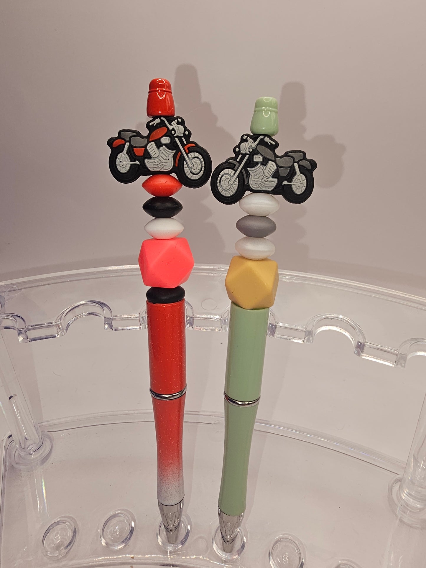 Motorcycle Beaded Pen