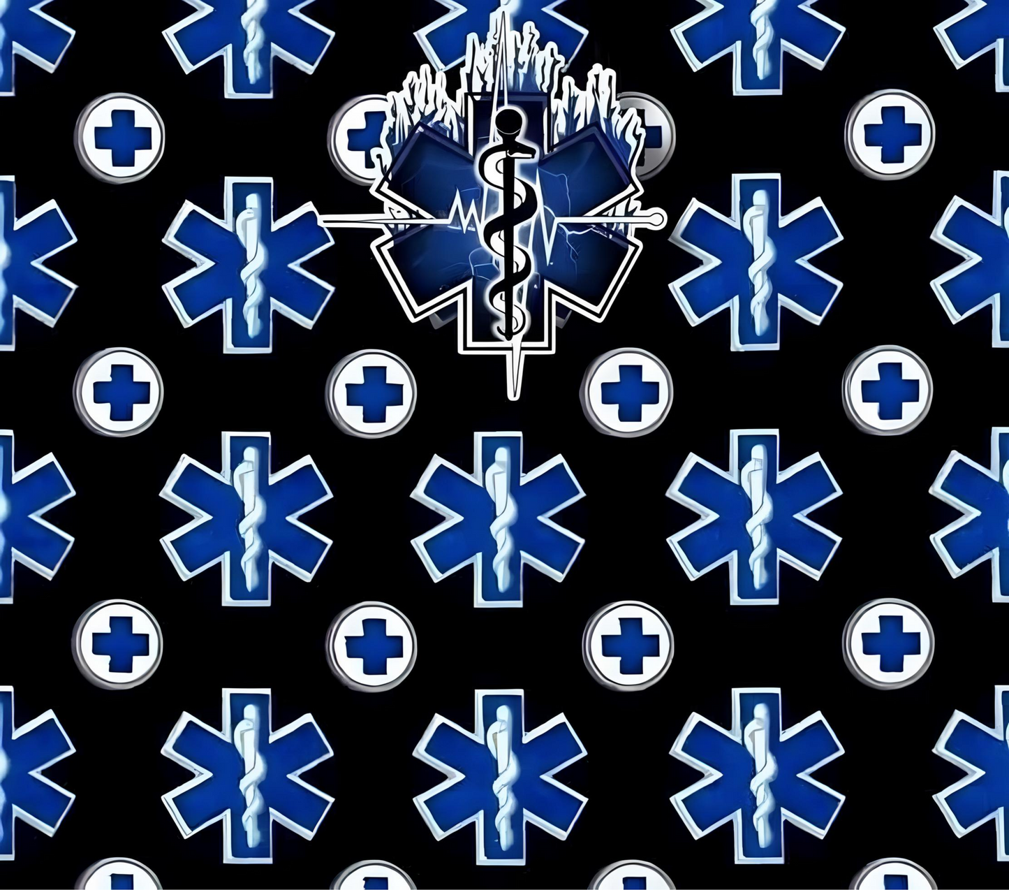 Blue and Black EMT 20oz