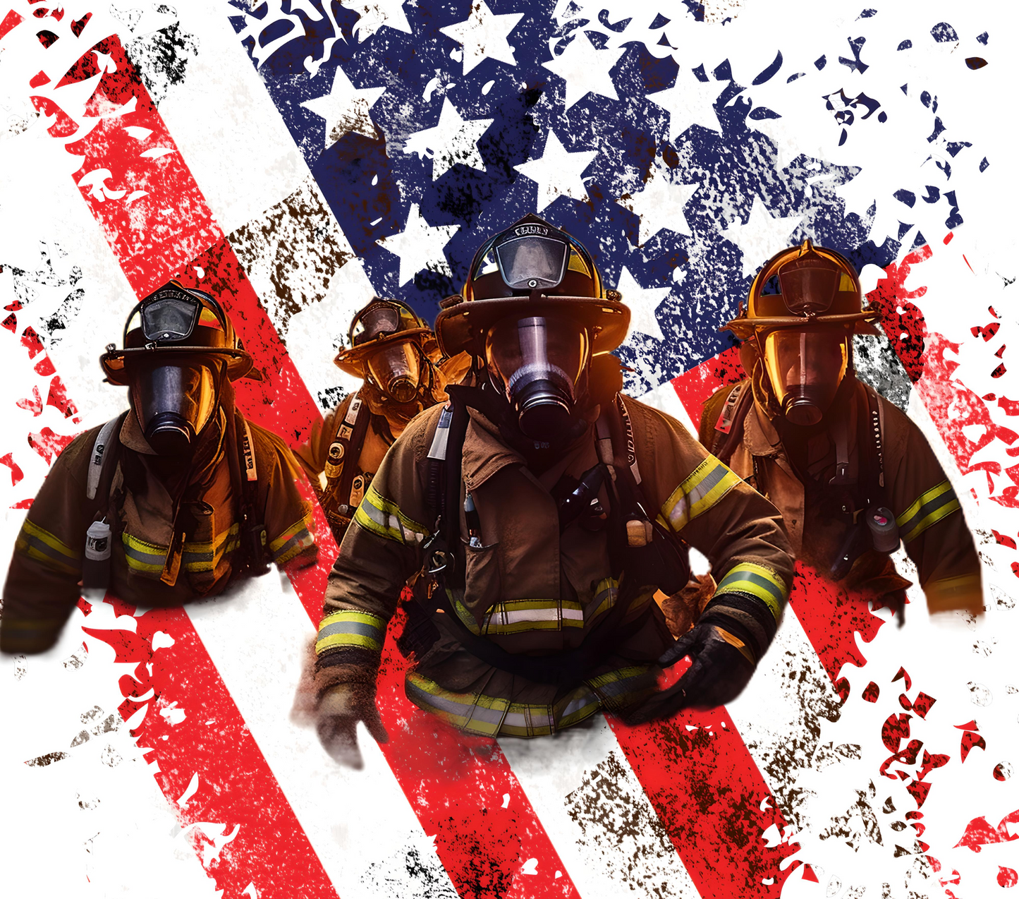 American Flag Firemen 20oz