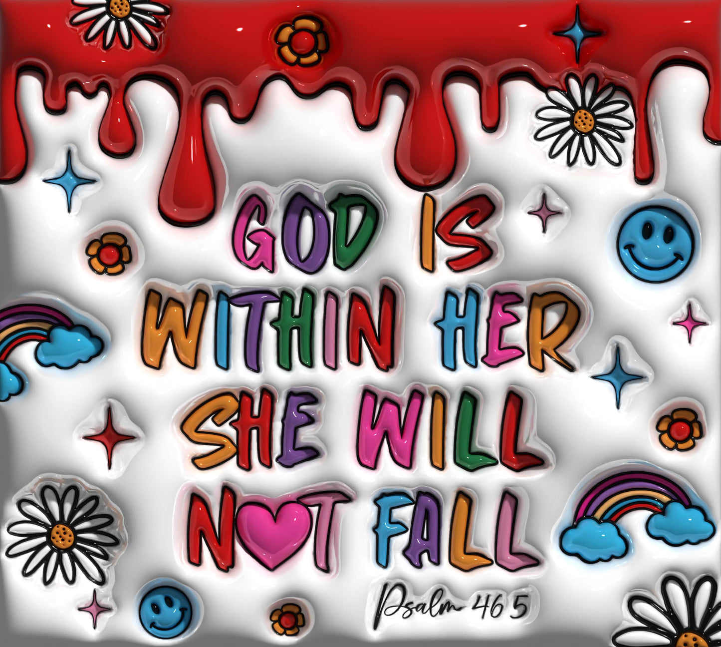 God Is Within Her She Will Not Fall 20oz