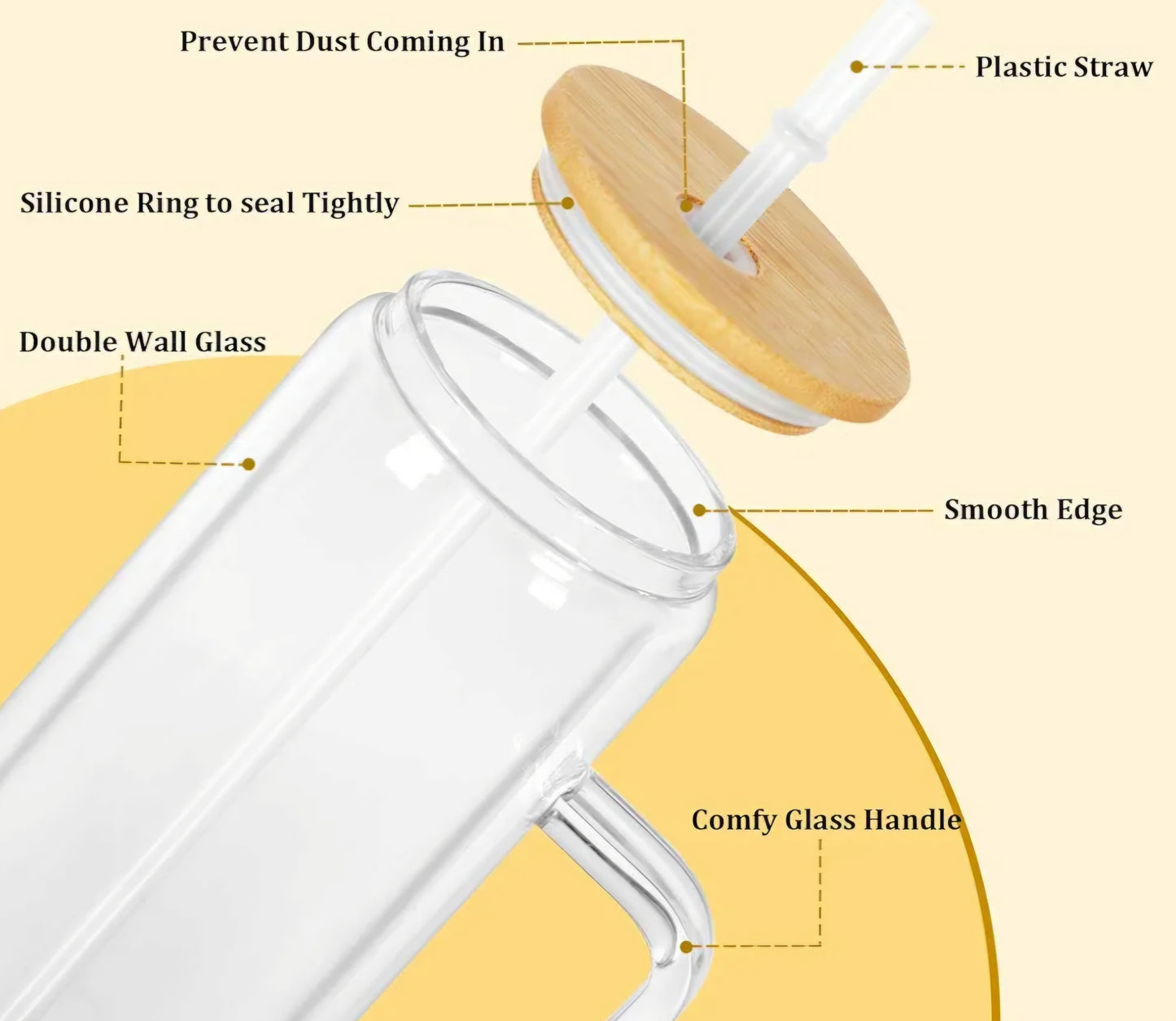 20oz Glass Snowglobe