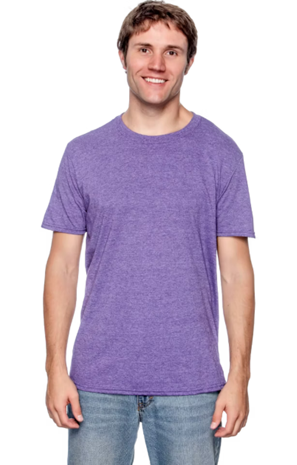 Gildan G640 - Softstyle® Unisex T-Shirt Heather Purple