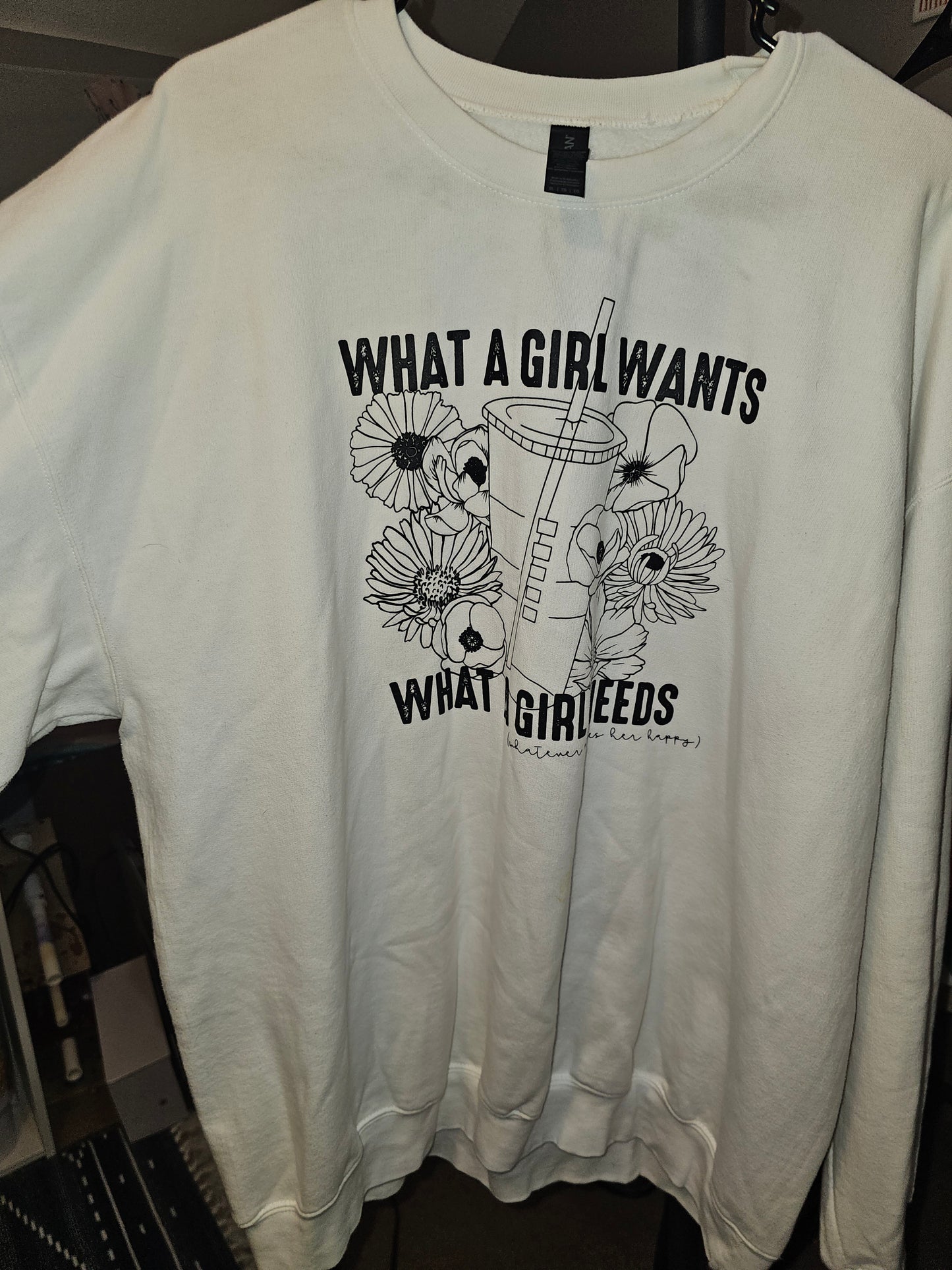 What a Girl Wants XL Sweat