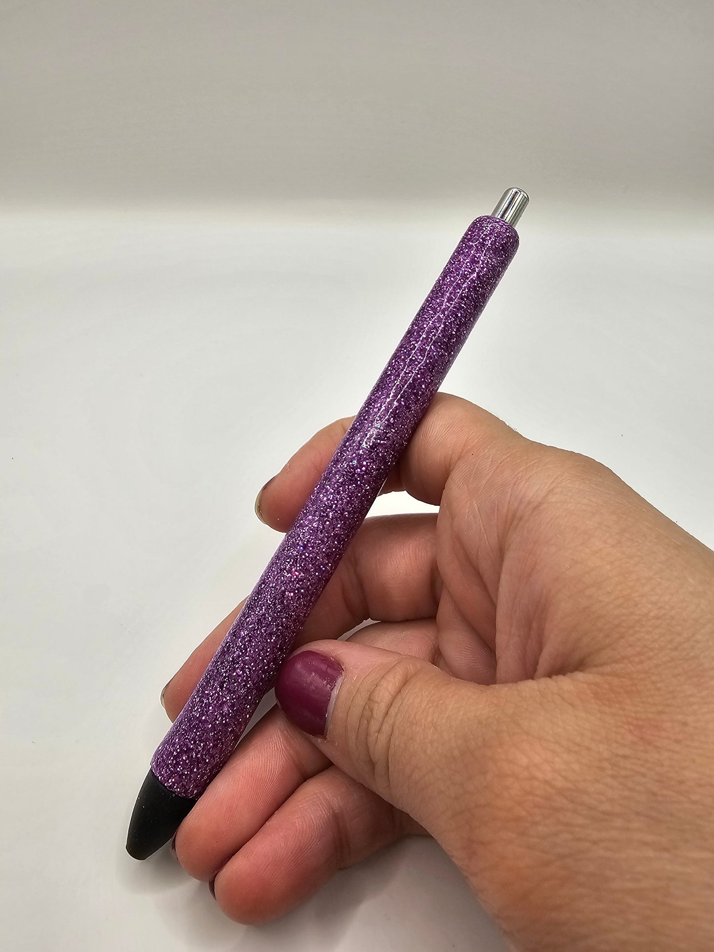 Purple Glitter Pen