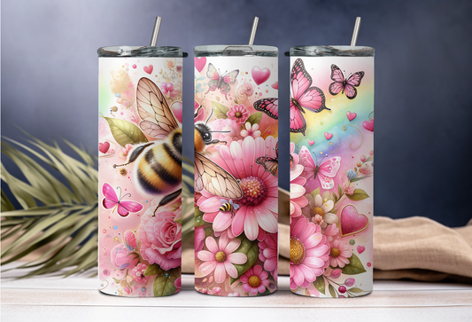 Bees & Butterfly 20oz