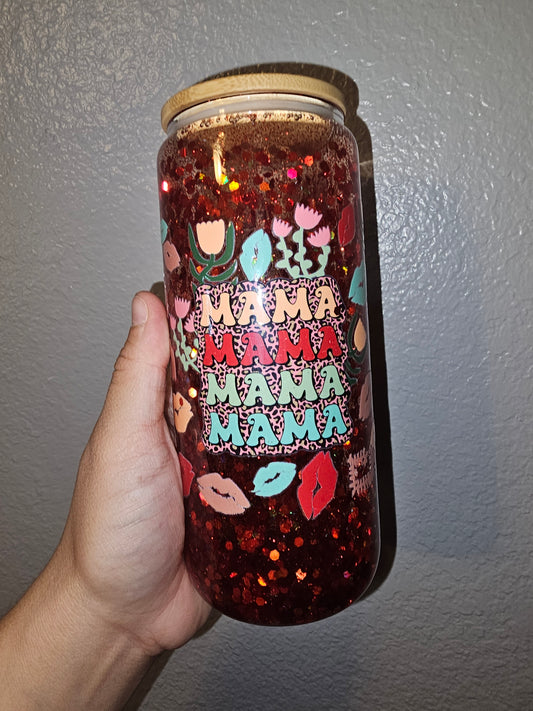 Mama Snowglobe Tumbler