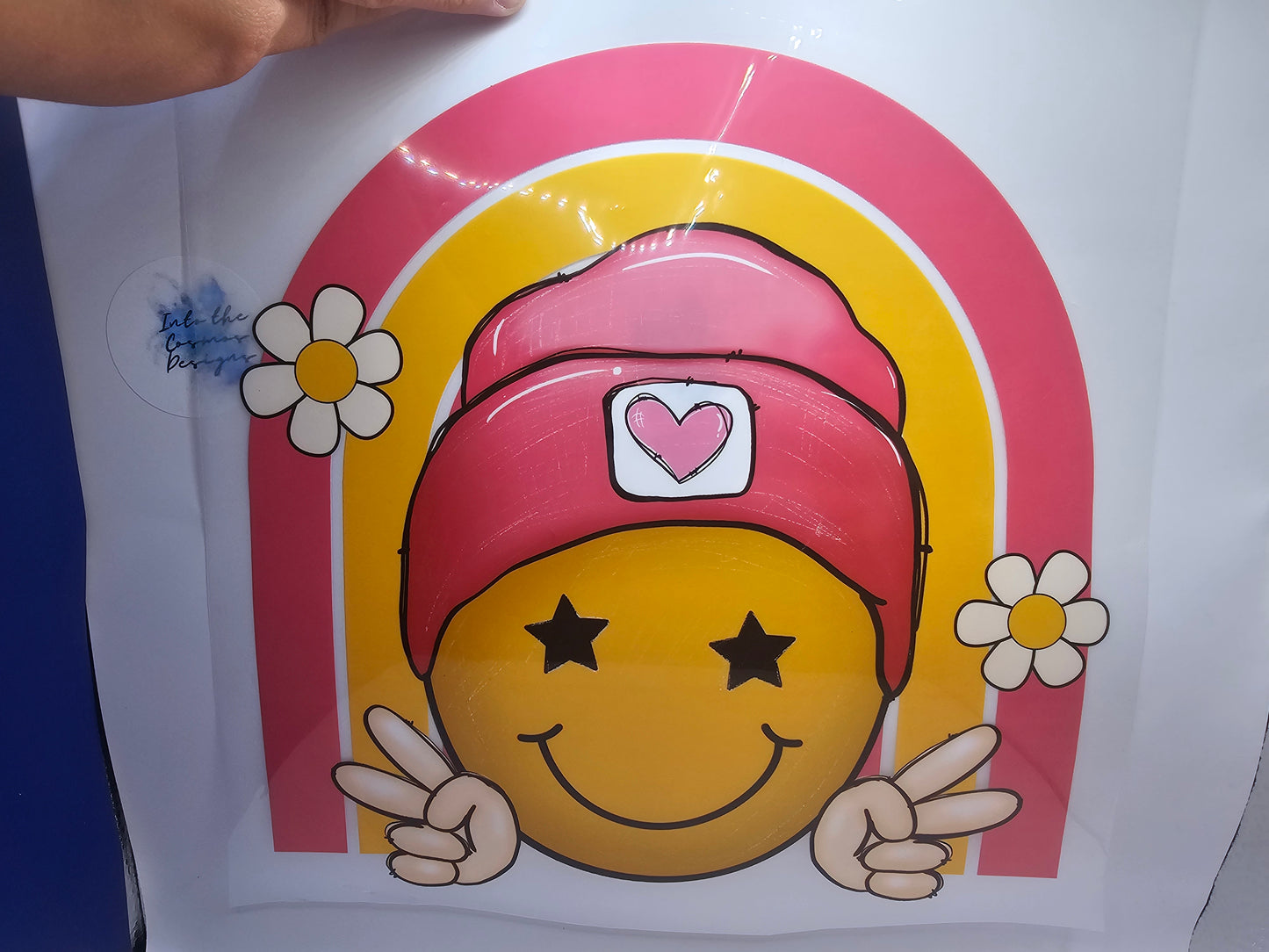 Happy Rainbow Smiley Print