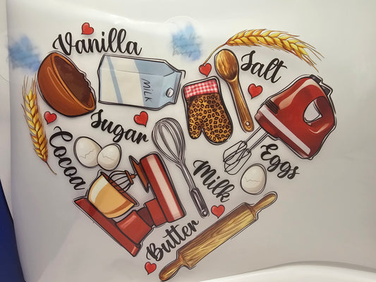 Bakers Heart Print