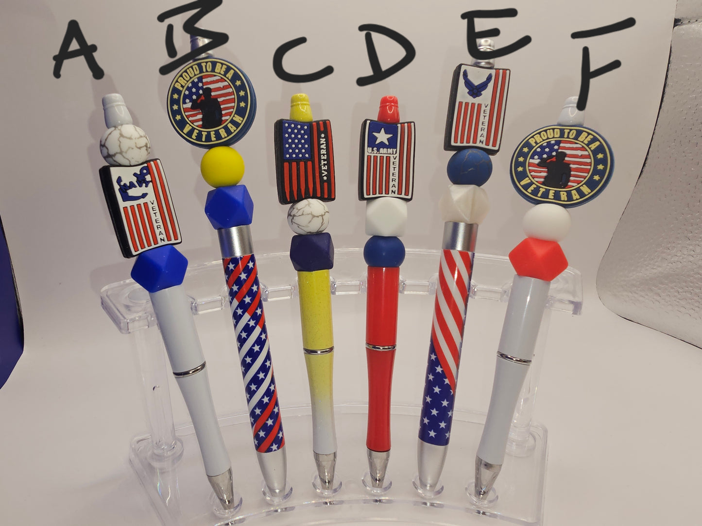 Veteran Beaded Pen