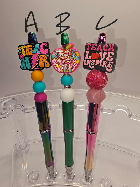 Teacher Beaded Pen