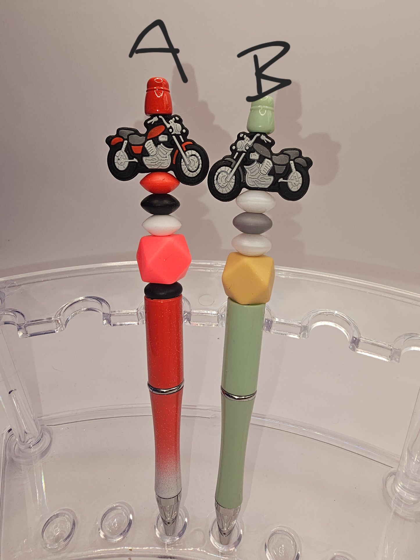 Motorcycle Beaded  Pen