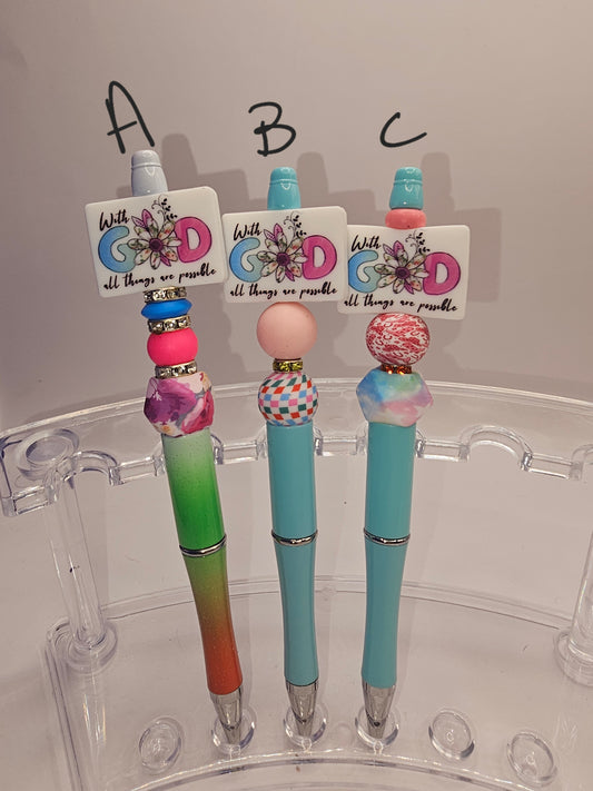 Christian Beaded Pen