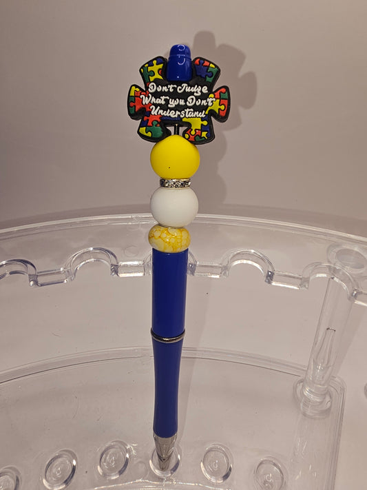 Autism Beaded Pen