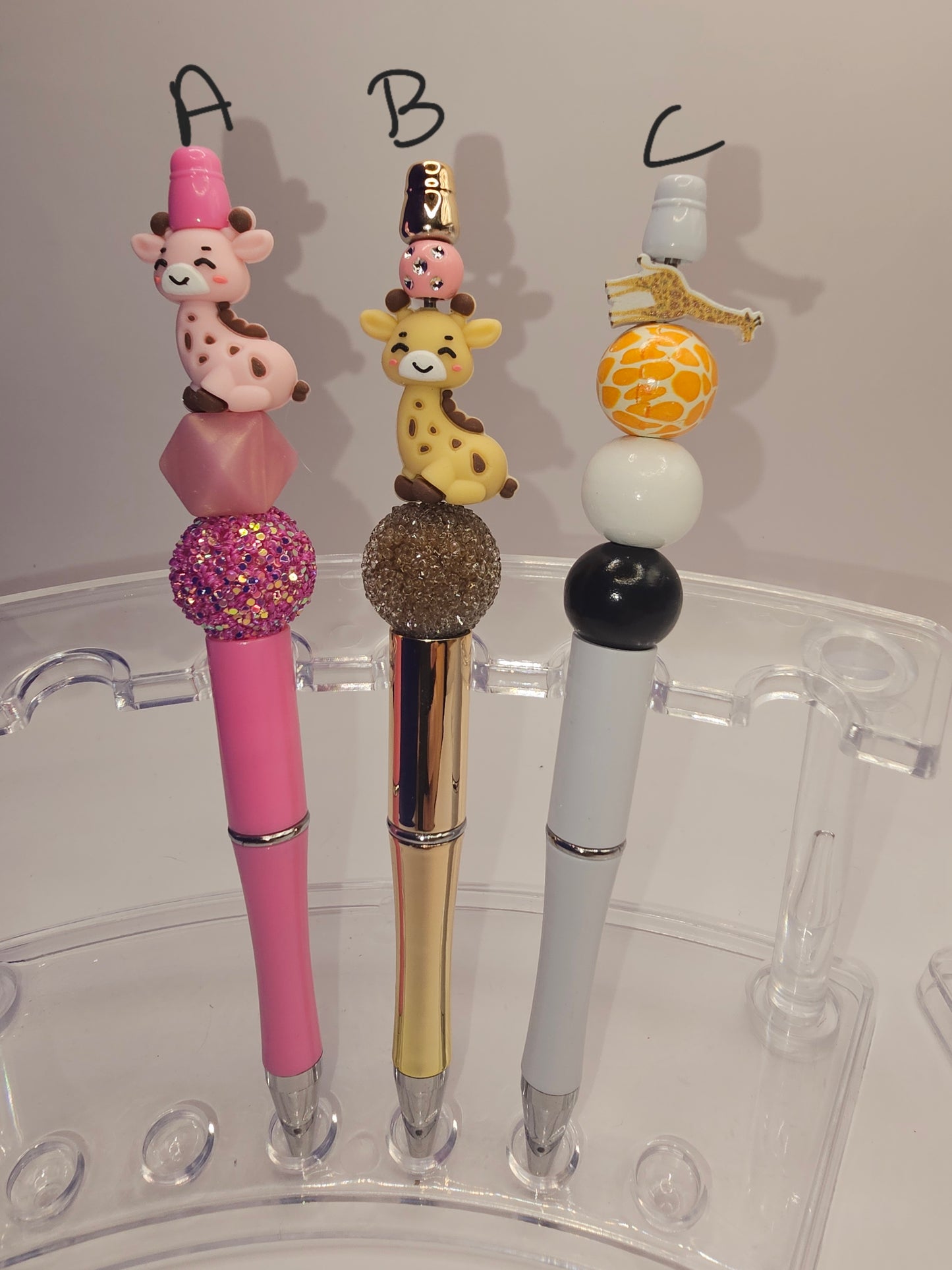 Giraffe Beaded Pen