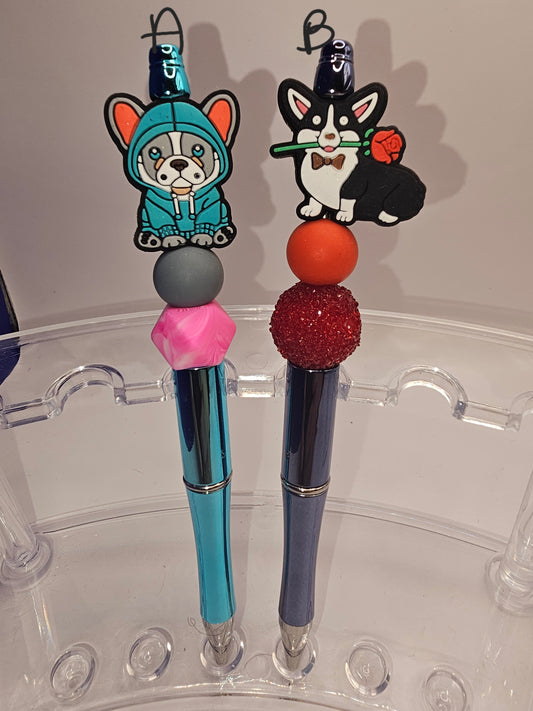 Dog Beaded Pen