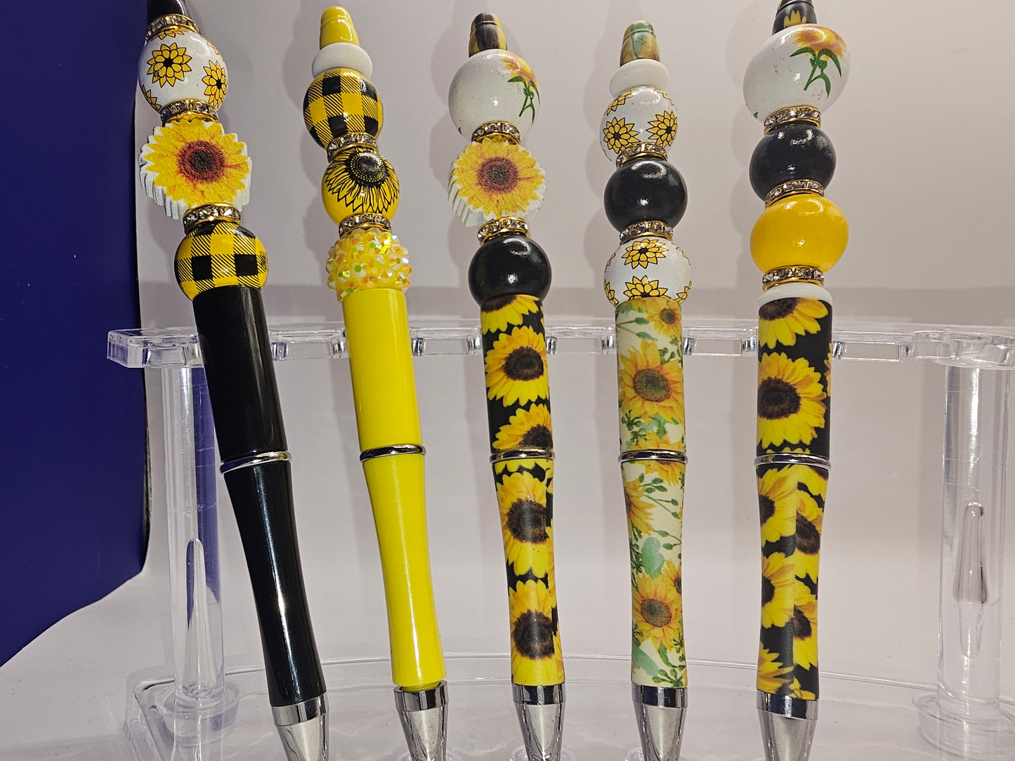 Sunflower Beaded Pen