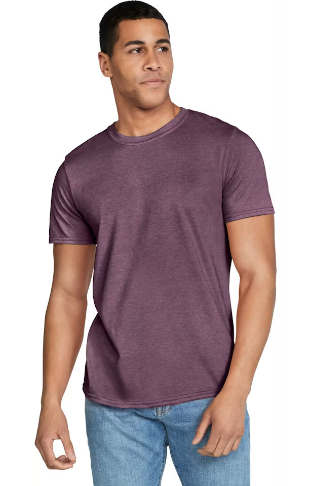 Gildan G640 - Softstyle® Unisex T-Shirt Heather Maroon