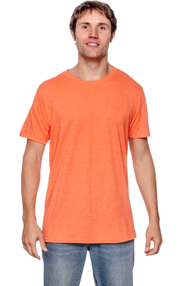 Gildan G640 - Softstyle® Unisex T-Shirt Heather Orange