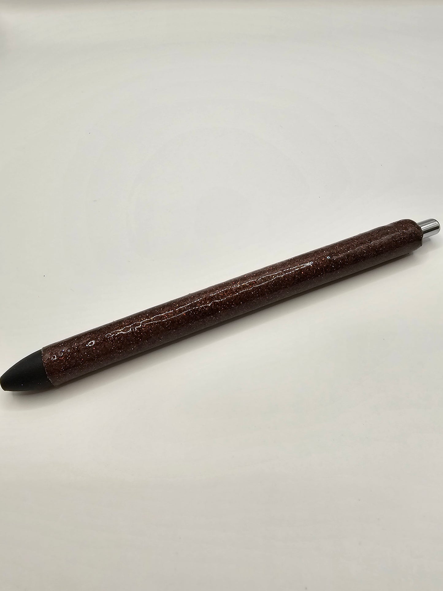 Glittery Brown Pen